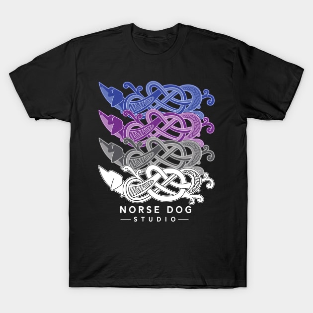 Norse Dog Studio logo dark T-Shirt by Norse Dog Studio